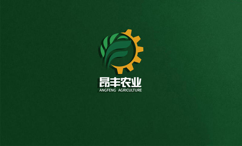 昂丰农业logo设计