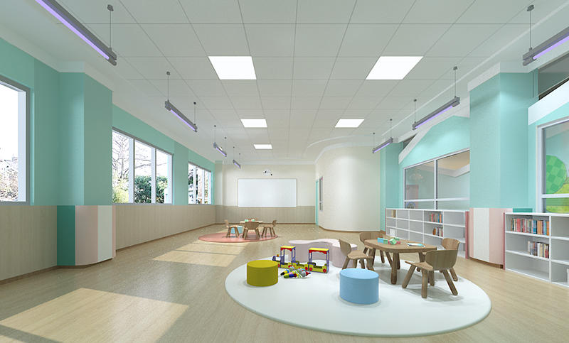 工装设计幼儿园早教机构室内效果图设计