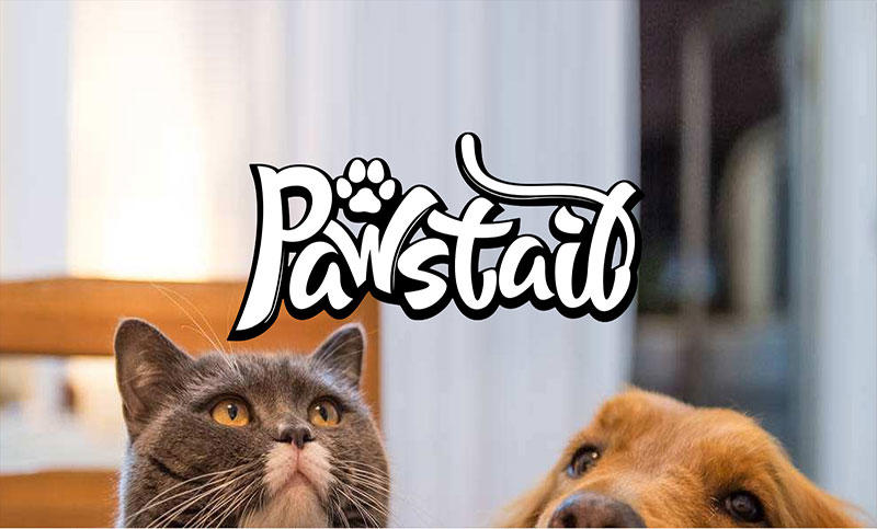 【匠二设计原创】宠物用品logo设计猫狗宠物温馨
