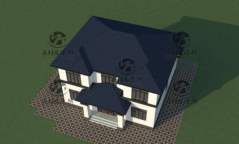 现代新农村自建房设计图纸小别墅乡村二三层半房屋施工图全套定制
