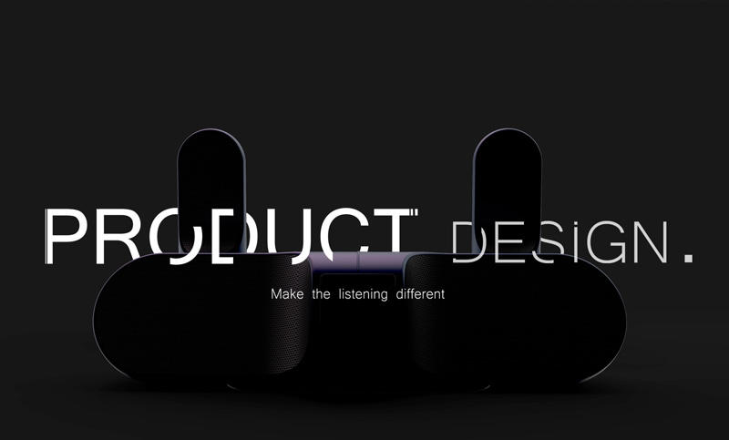 桌面音响设计 电脑音箱 产品工业设计 外观设计 结构设计